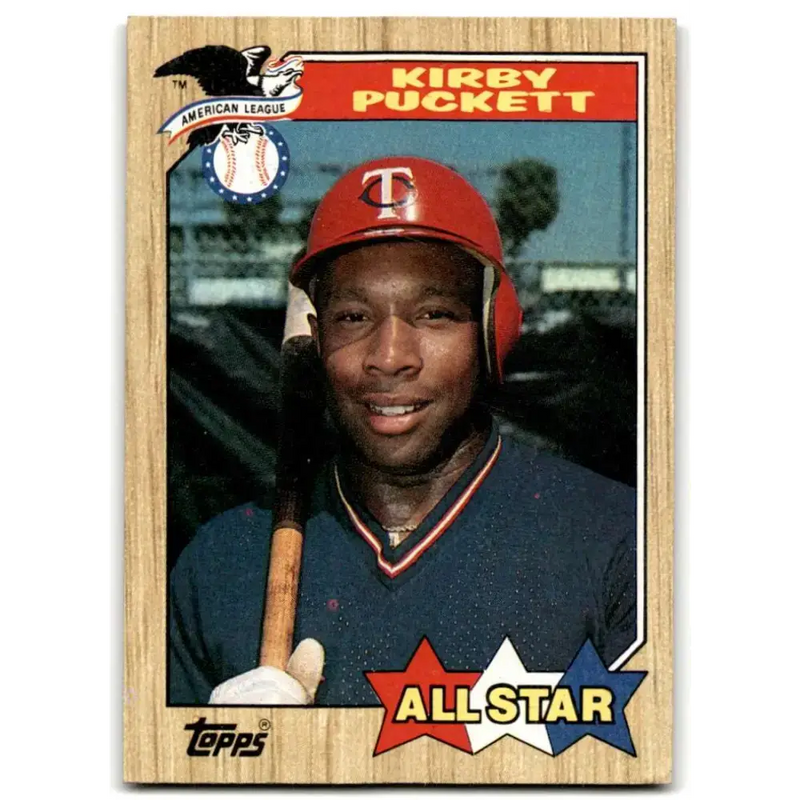 1987 Topps #611 Kirby Puckett EX Excellent Minnesota Twins Baseball Card