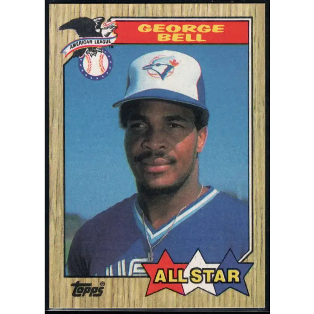 1987 Topps #612 George Bell EX Excellent Toronto Blue Jays Baseball Card - Baseball Card Single