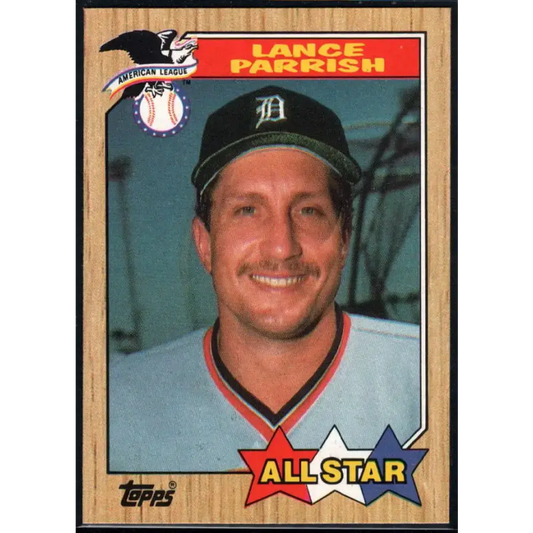 1987 Topps #613 Lance Parrish EX Excellent Detroit Tigers Baseball Card