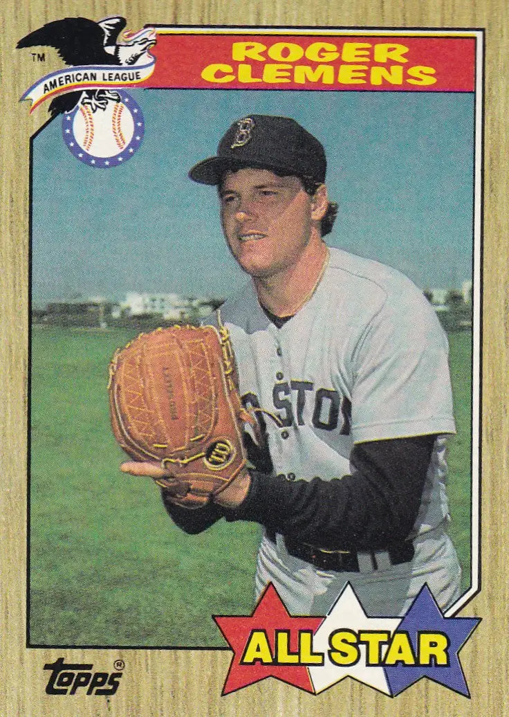 1987 TOPPS #614 ROGER CLEMENS ALL STAR- BOSTON RED SOX - Baseball Card Single
