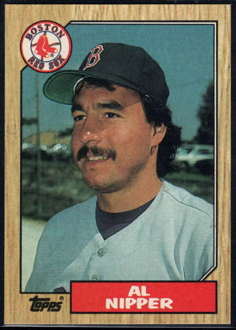 1987 Topps #617 Al Nipper EX Excellent Boston Red Sox Baseball Card - Baseball Card Single