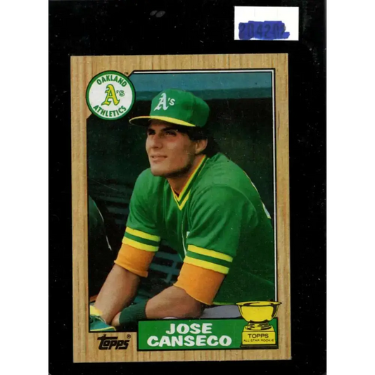 1987 Topps #620 Jose Canseco EX Excellent Oakland Athletics Baseball Card