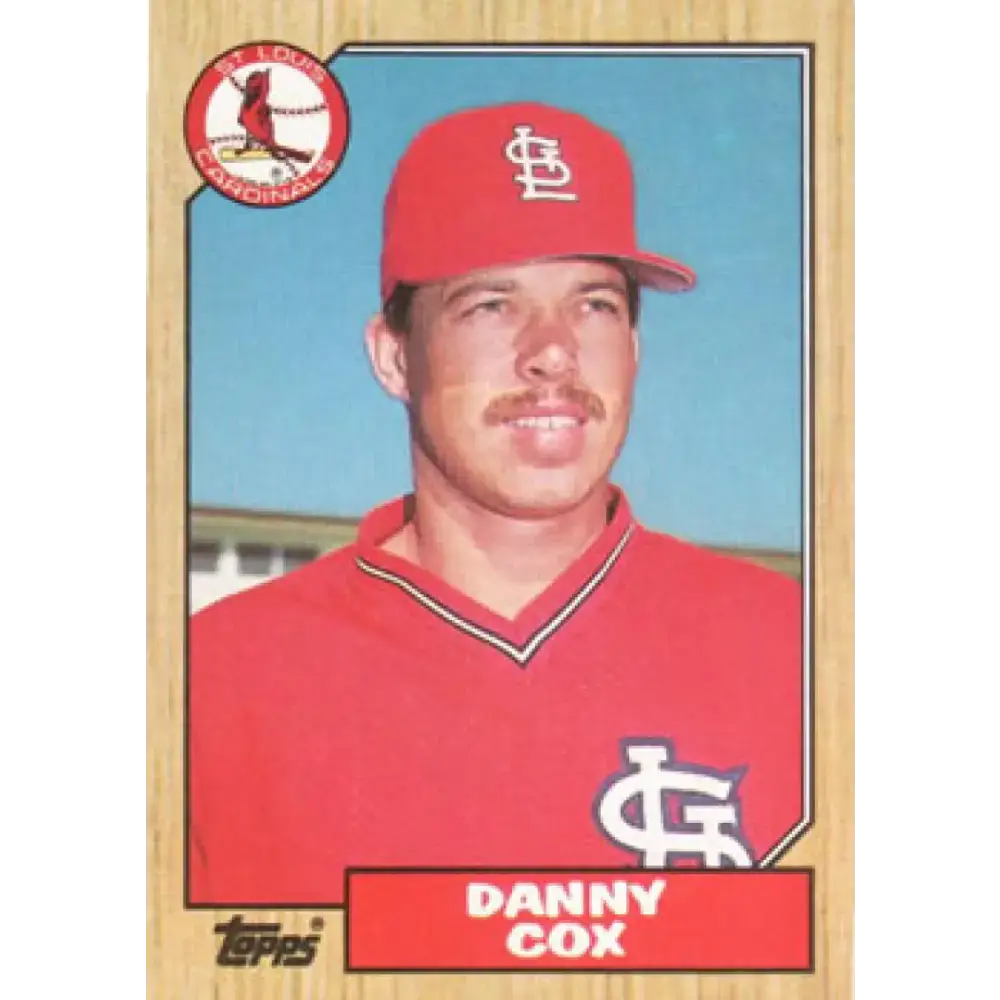 1987 Topps #621 Danny Cox EX Excellent St. Louis Cardinals Baseball Card - Baseball Card Single