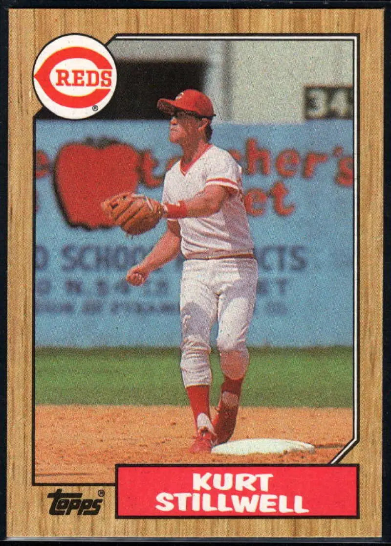 1987 Topps #623 Kurt Stillwell EX Excellent RC Rookie Cincinnati Reds Baseball Card - Baseball Card Single
