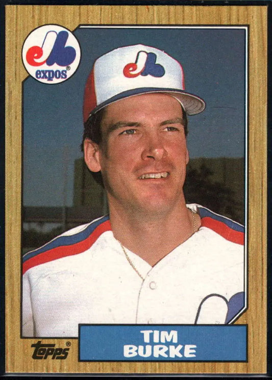 1987 Topps #624 Tim Burke EX Excellent Montreal Expos Baseball Card - Baseball Card Single