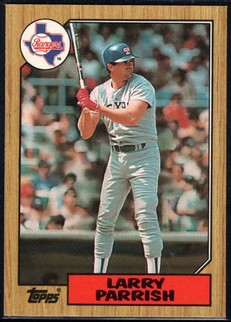 1987 Topps #629 Larry Parrish EX Excellent Texas Rangers Baseball Card - Baseball Card Single