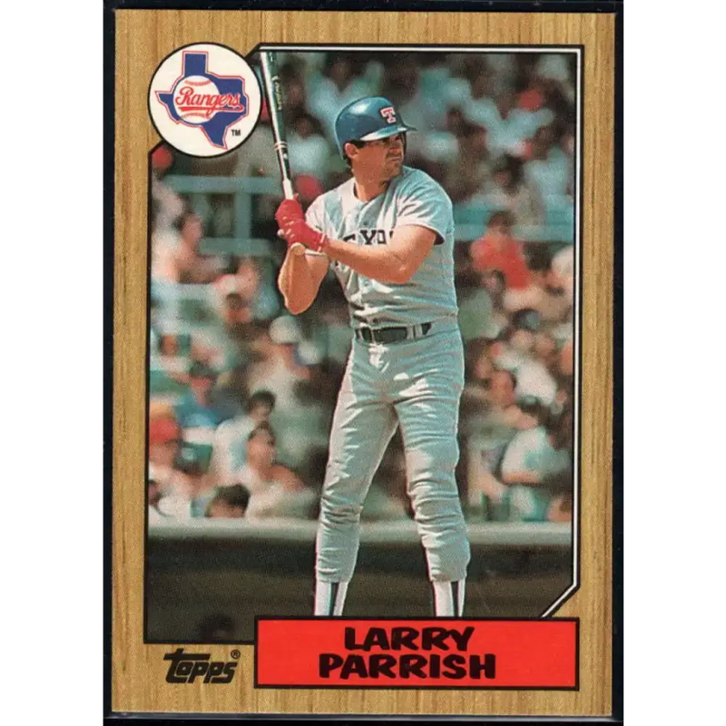 1987 Topps #629 Larry Parrish EX Excellent Texas Rangers Baseball Card - Baseball Card Single