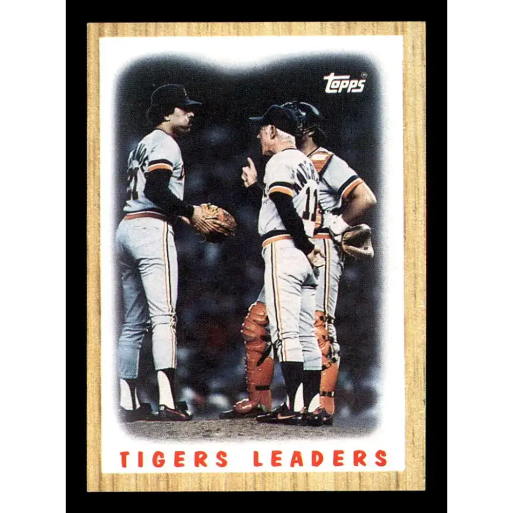 1987 Topps #631 Willie Hernandez/Sparky Anderson EX Excellent Detroit Tigers Baseball Card