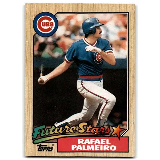 1987 Topps #634 Rafael Palmeiro EX Excellent RC Rookie Chicago Cubs Baseball Card