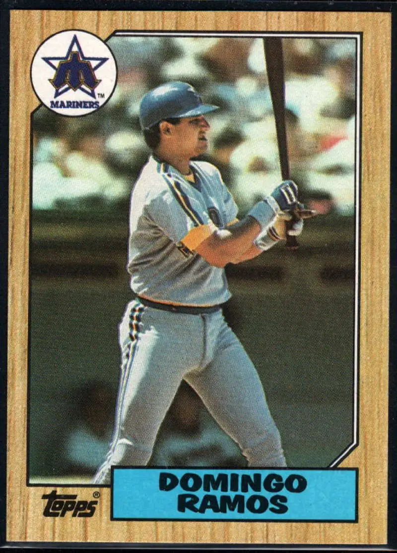 1987 Topps #641 Domingo Ramos EX Excellent Seattle Mariners Baseball Card - Baseball Card Single