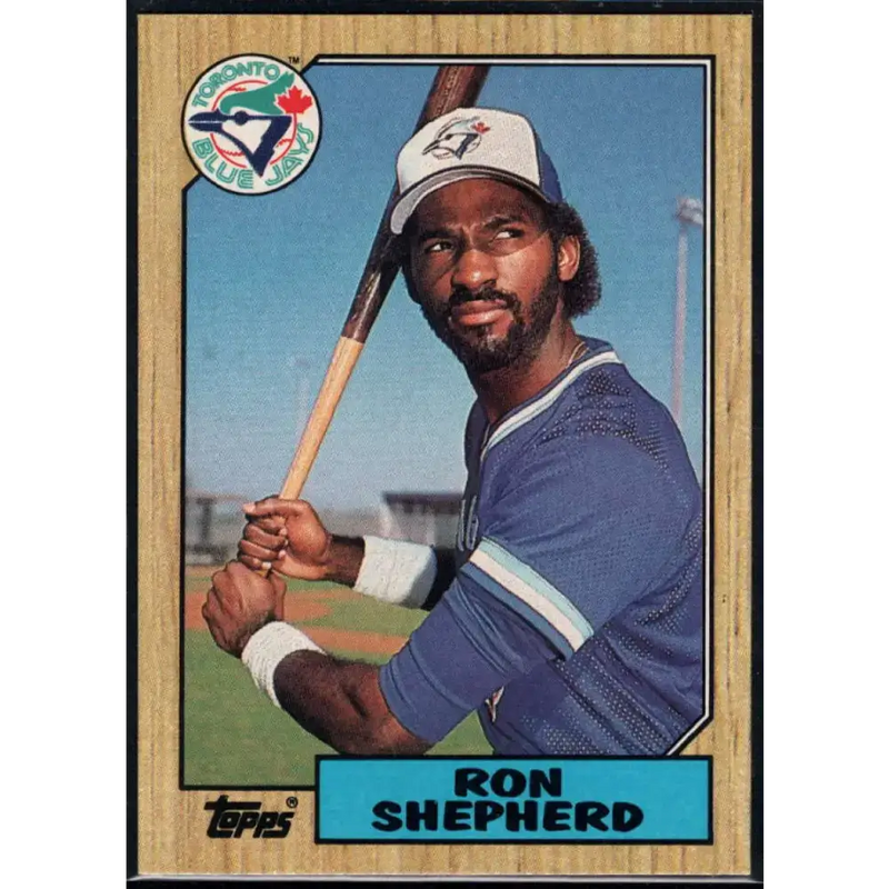 1987 Topps #643 Ron Shepherd EX Excellent Toronto Blue Jays Baseball Card - Baseball Card Single