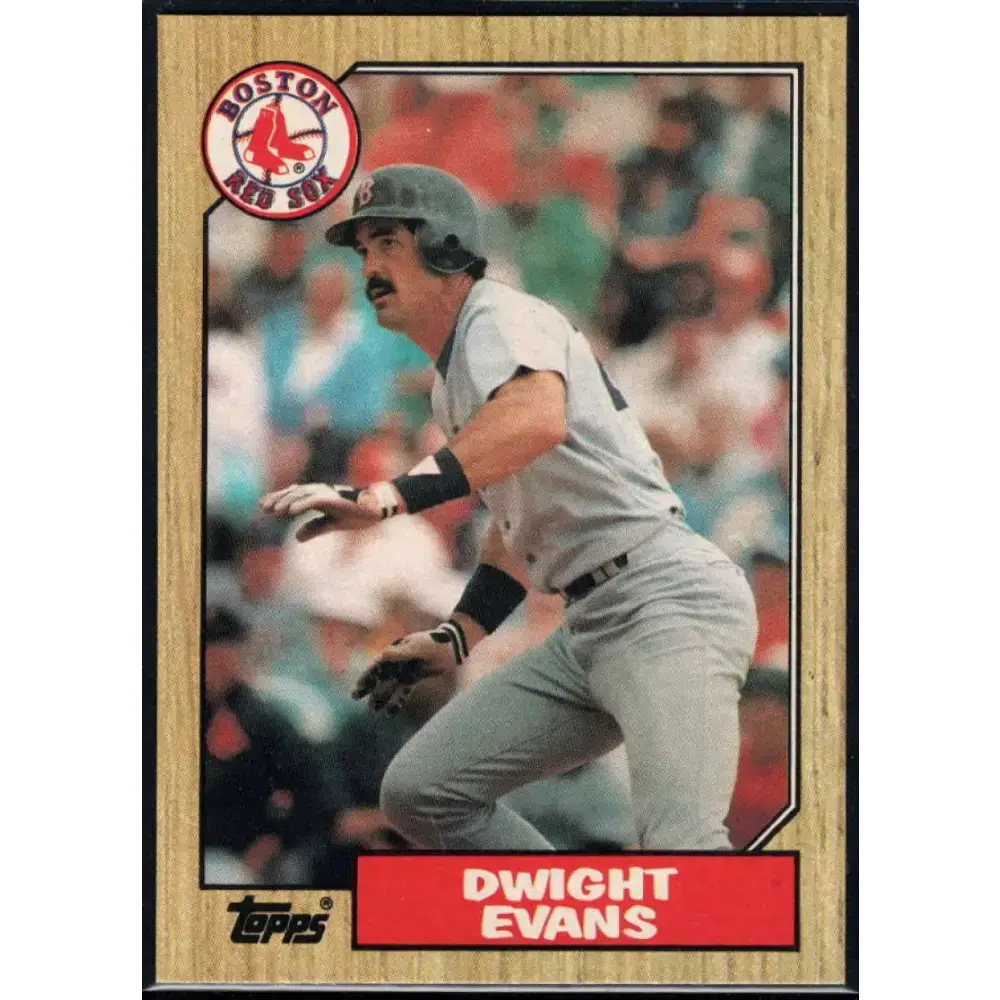1987 Topps #645 Dwight Evans EX Excellent Boston Red Sox Baseball Card - Baseball Card Single