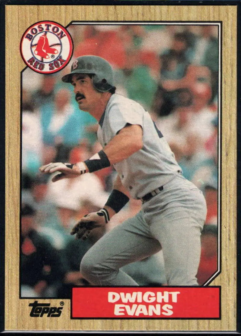 1987 Topps #645 Dwight Evans EX Excellent Boston Red Sox Baseball Card - Baseball Card Single