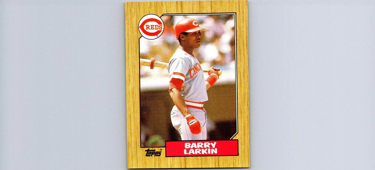 Barry Larkin 1987 Topps #648 baseball card for trading card collectors