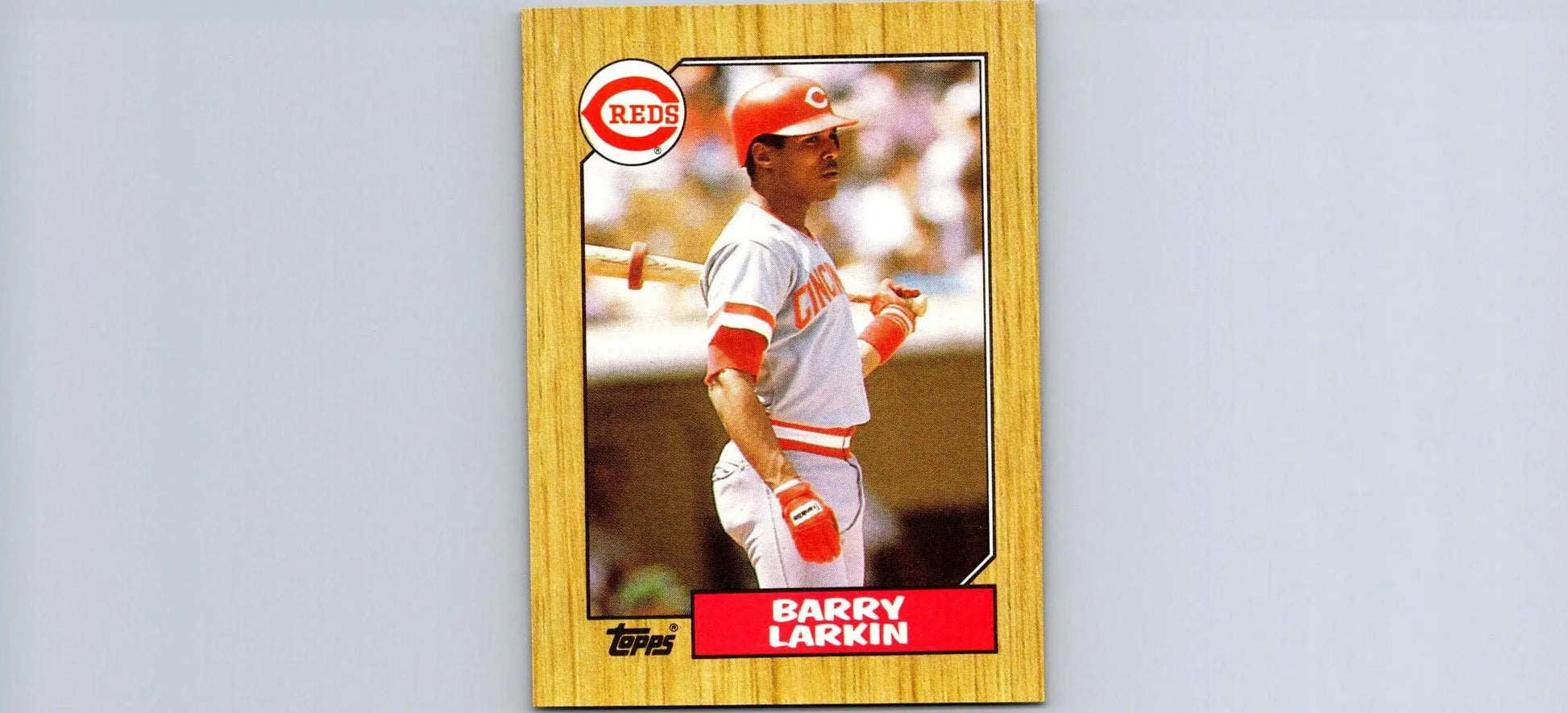 Barry Larkin 1987 Topps #648 baseball card for trading card collectors