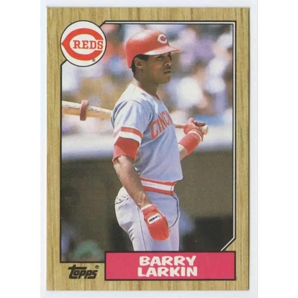 1987 Topps #648 Barry Larkin EX Excellent RC Rookie Cincinnati Reds Baseball Card - Baseball Card Single