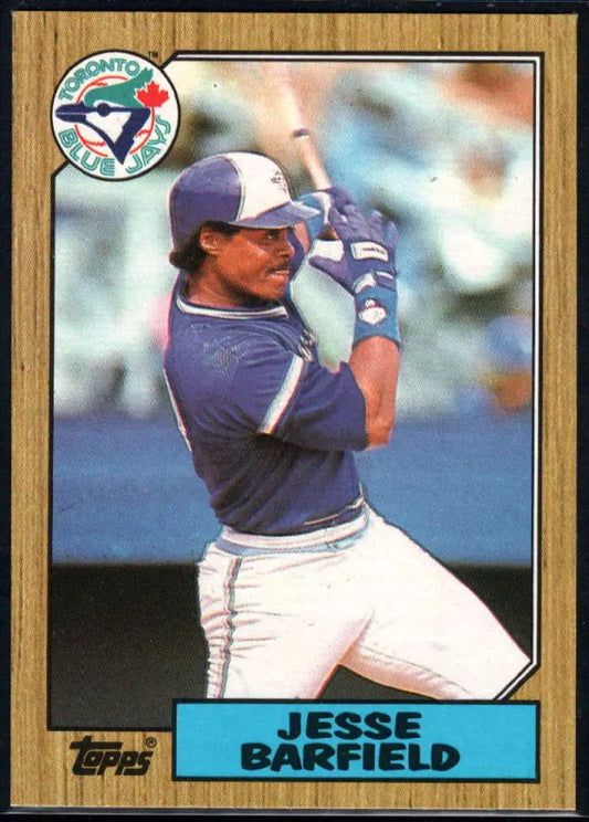 1987 Topps #655 Jesse Barfield EX Excellent Toronto Blue Jays Baseball Card - Baseball Card Single