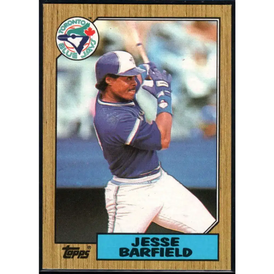 1987 Topps #655 Jesse Barfield EX Excellent Toronto Blue Jays Baseball Card