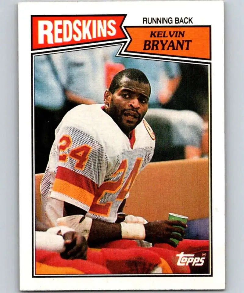 1987 Topps #66 Kelvin Bryant EX Excellent RC Rookie Washington Redskins Football Card - Football Card Single