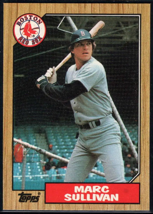 1987 Topps #66 Marc Sullivan EX Excellent Boston Red Sox Baseball Card - Baseball Card Single
