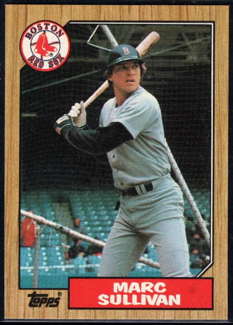 1987 Topps #66 Marc Sullivan EX Excellent Boston Red Sox Baseball Card - Baseball Card Single