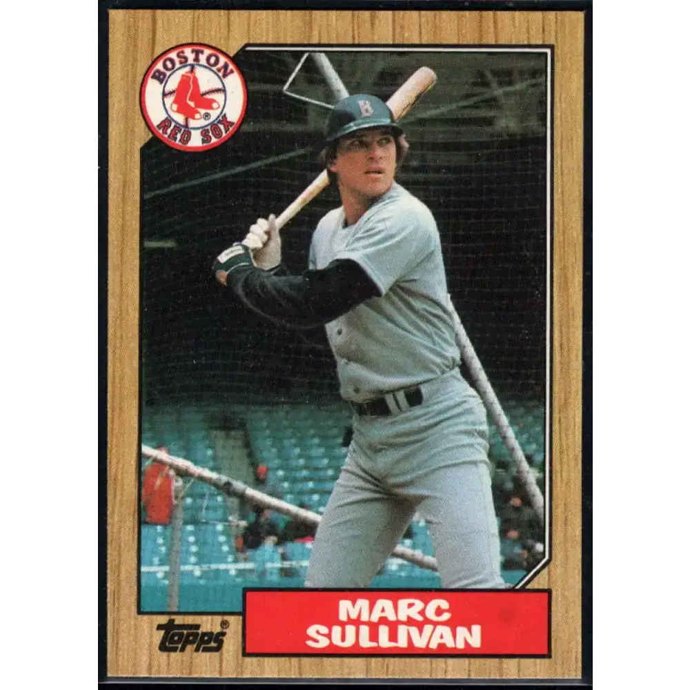 1987 Topps #66 Marc Sullivan EX Excellent Boston Red Sox Baseball Card - Baseball Card Single