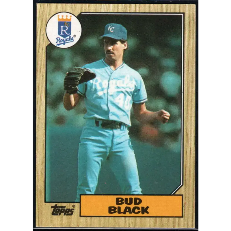 1987 Topps #669 Bud Black EX Excellent Kansas City Royals Baseball Card - Baseball Card Single