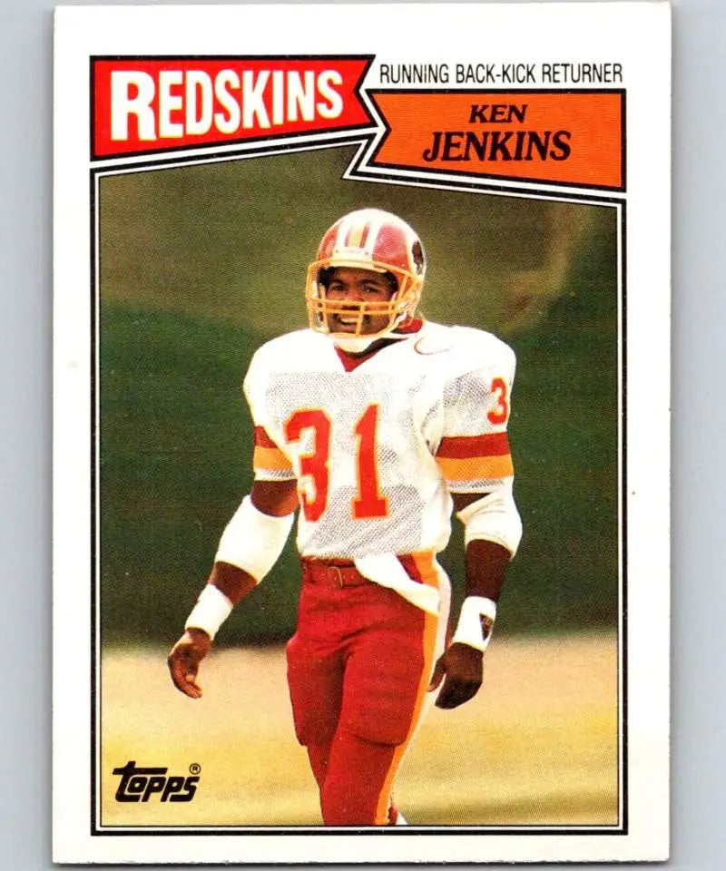 1987 Topps #67 Ken Jenkins EX Excellent Washington Redskins Football Card - Football Card Single