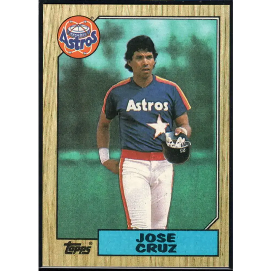 1987 Topps #670 Jose Cruz EX Excellent Houston Astros Baseball Card