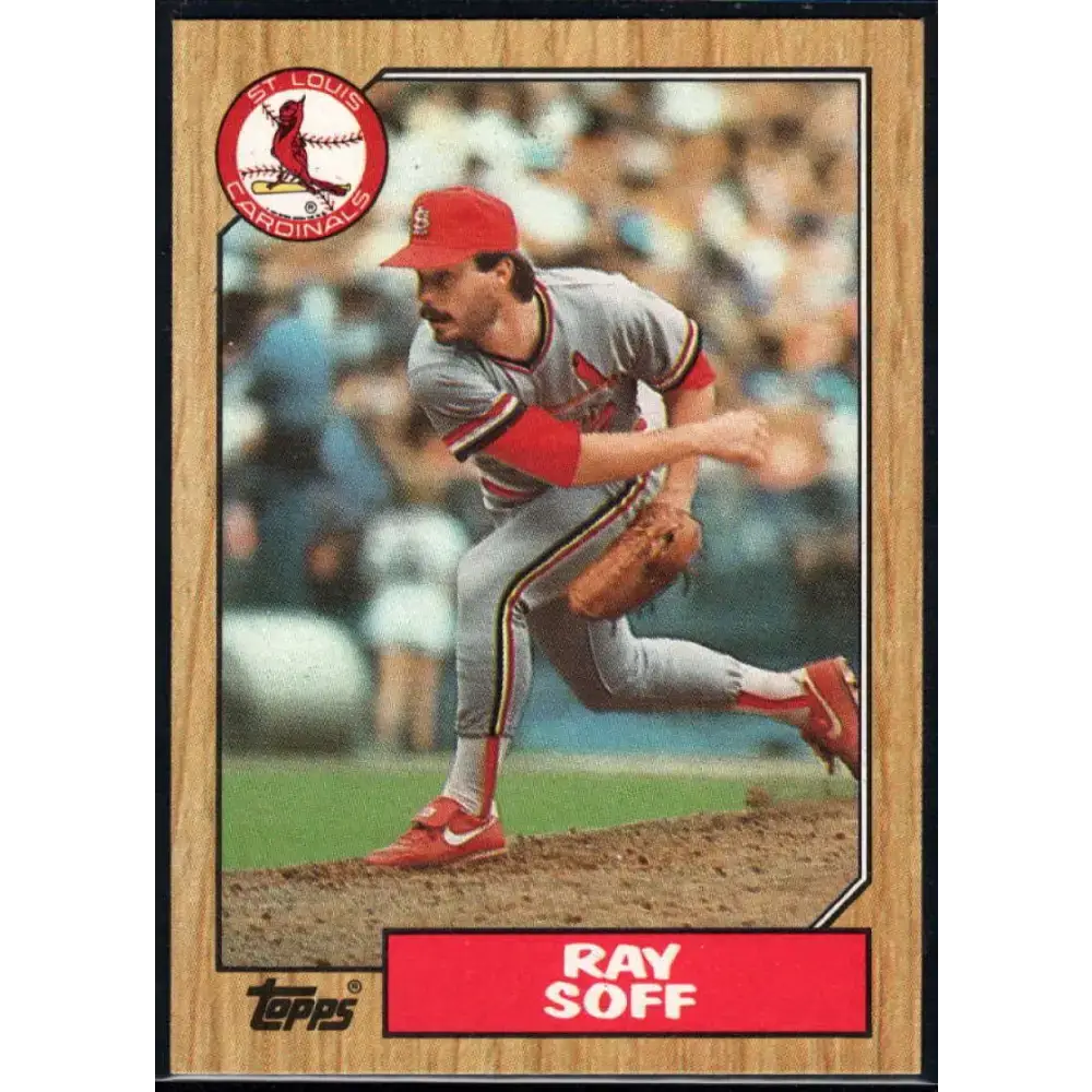 1987 Topps #671 Ray Soff EX Excellent St. Louis Cardinals Baseball Card - Baseball Card Single