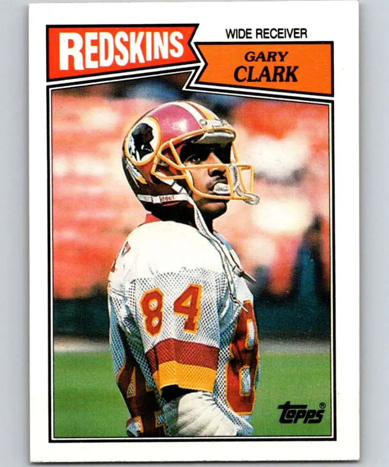 1987 Topps #68 Gary Clark EX Excellent Washington Redskins Football Card - Football Card Single