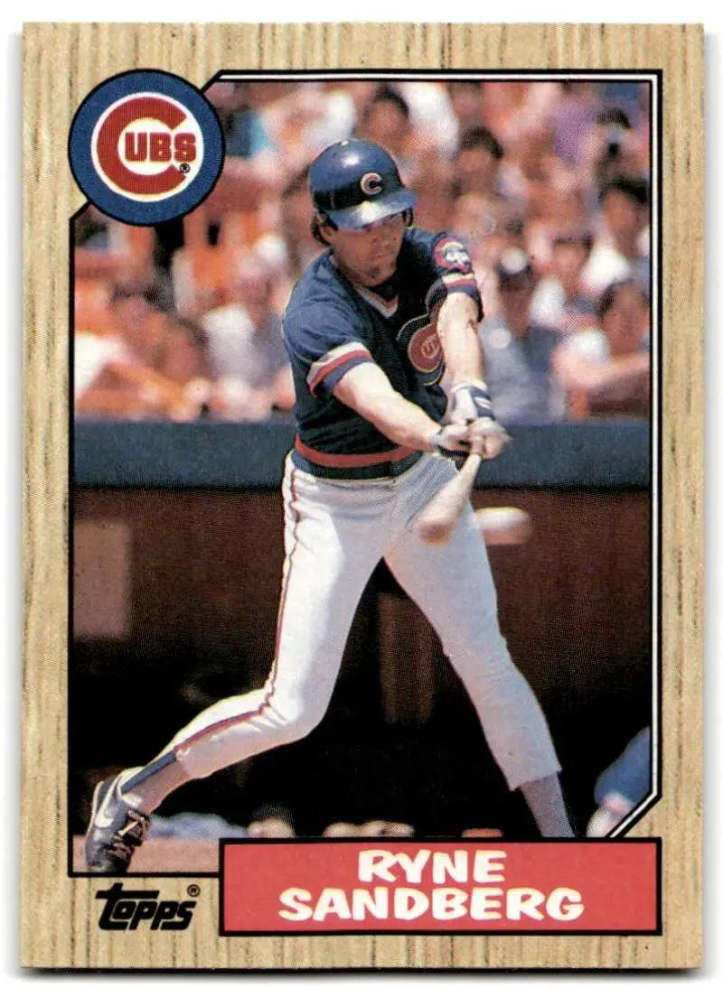 1987 Topps #680 Ryne Sandberg EX Excellent Chicago Cubs Baseball Card - Baseball Card Single