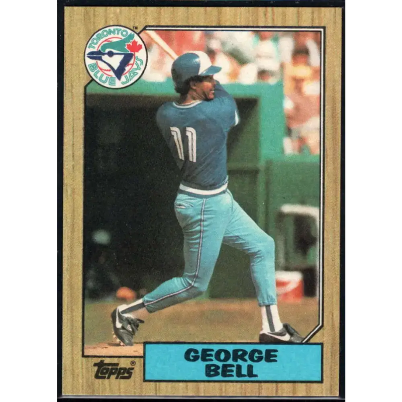 1987 Topps #681 George Bell EX Excellent Toronto Blue Jays Baseball Card - Baseball Card Single