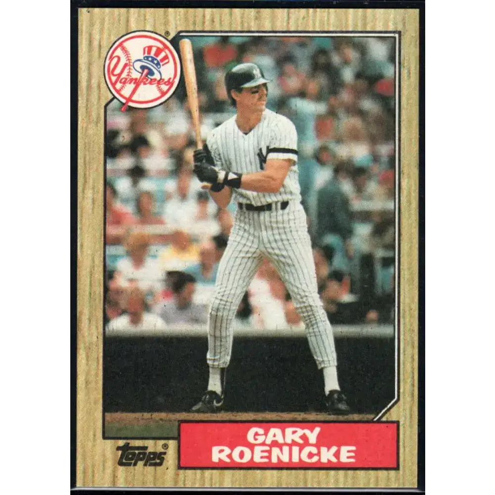 1987 Topps #683 Gary Roenicke EX Excellent New York Yankees Baseball Card