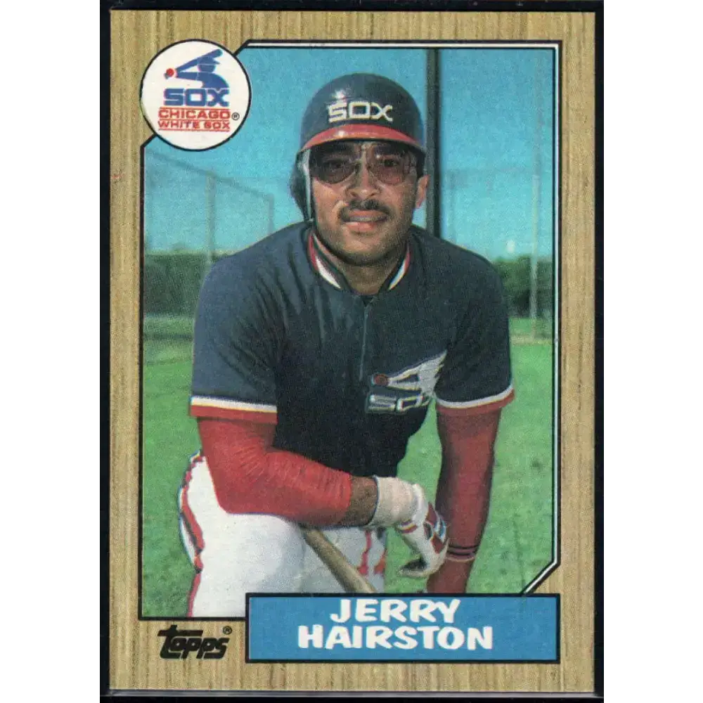 1987 Topps #685 Jerry Hairston EX Excellent Chicago White Sox Baseball Card - Baseball Card Single