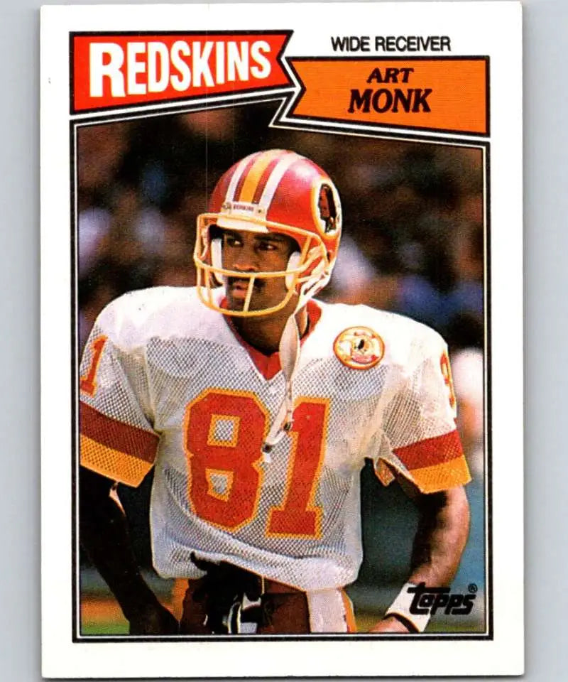 1987 Topps #69 Art Monk EX Excellent Washington Redskins Football Card