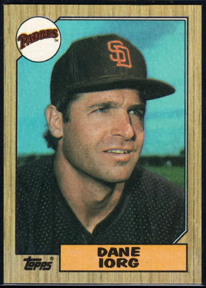 1987 Topps #690 Dane Iorg EX Excellent San Diego Padres Baseball Card - Baseball Card Single