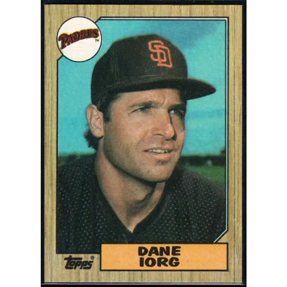 1987 Topps #690 Dane Iorg EX Excellent San Diego Padres Baseball Card - Baseball Card Single