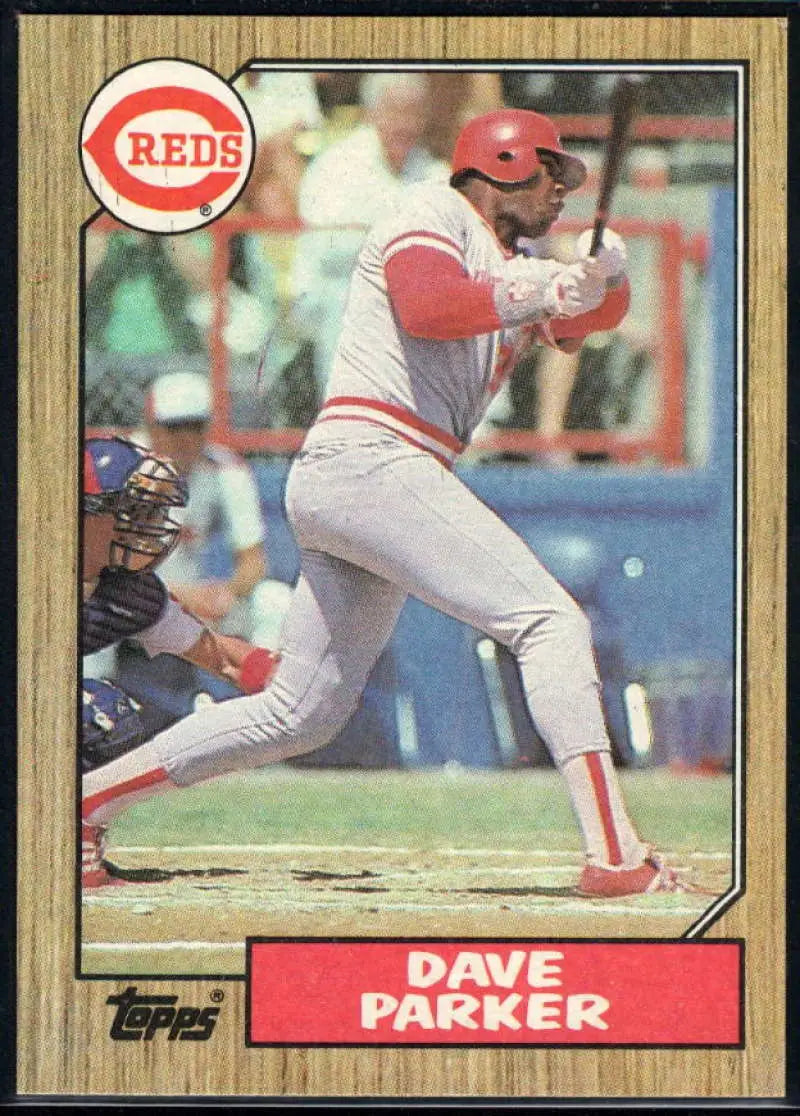 1987 Topps #691 Dave Parker EX Excellent Cincinnati Reds Baseball Card - Baseball Card Single