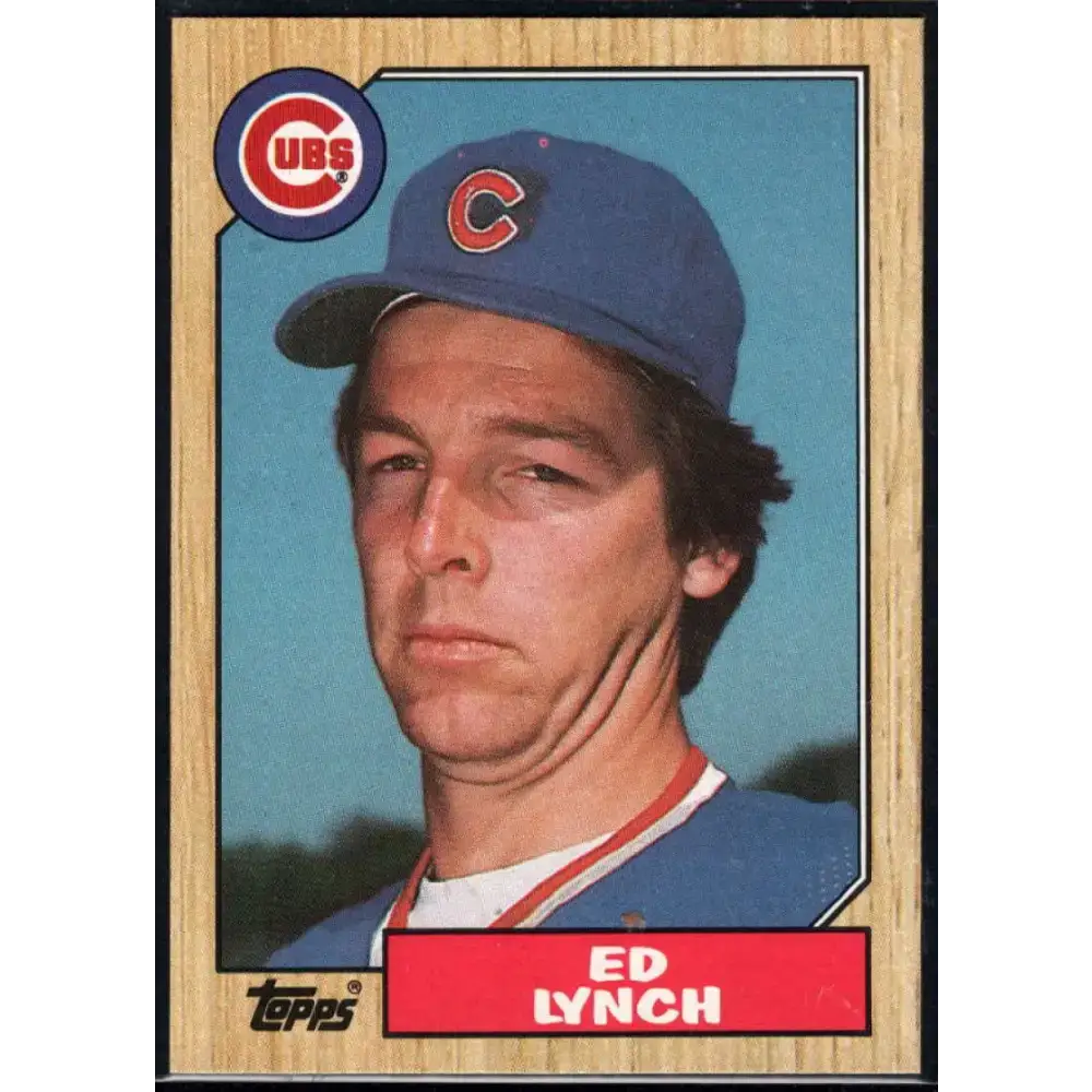 1987 Topps #697 Ed Lynch EX Excellent Chicago Cubs Baseball Card - Baseball Card Single