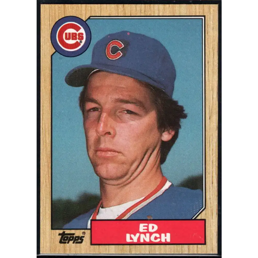 1987 Topps #697 Ed Lynch EX Excellent Chicago Cubs Baseball Card