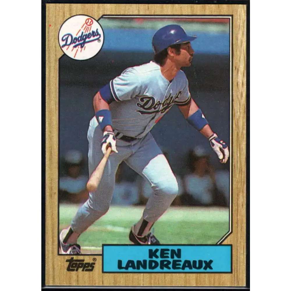 1987 Topps #699 Ken Landreaux EX Excellent Los Angeles Dodgers Baseball Card - Baseball Card Single