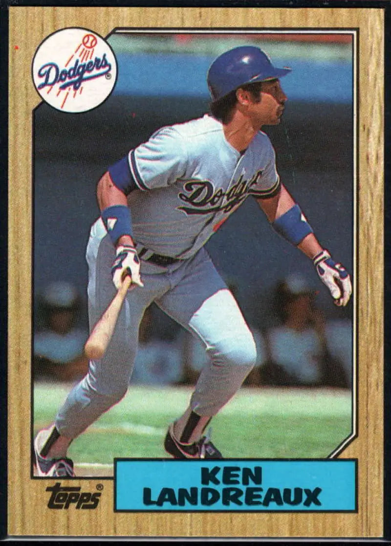 1987 Topps #699 Ken Landreaux EX Excellent Los Angeles Dodgers Baseball Card - Baseball Card Single