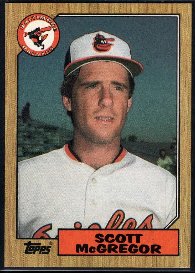 1987 Topps #708 Scott McGregor EX Excellent Baltimore Orioles Baseball Card - Baseball Card Single
