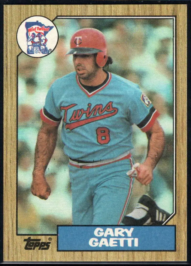 1987 Topps #710 Gary Gaetti EX Excellent Minnesota Twins Baseball Card - Baseball Card Single