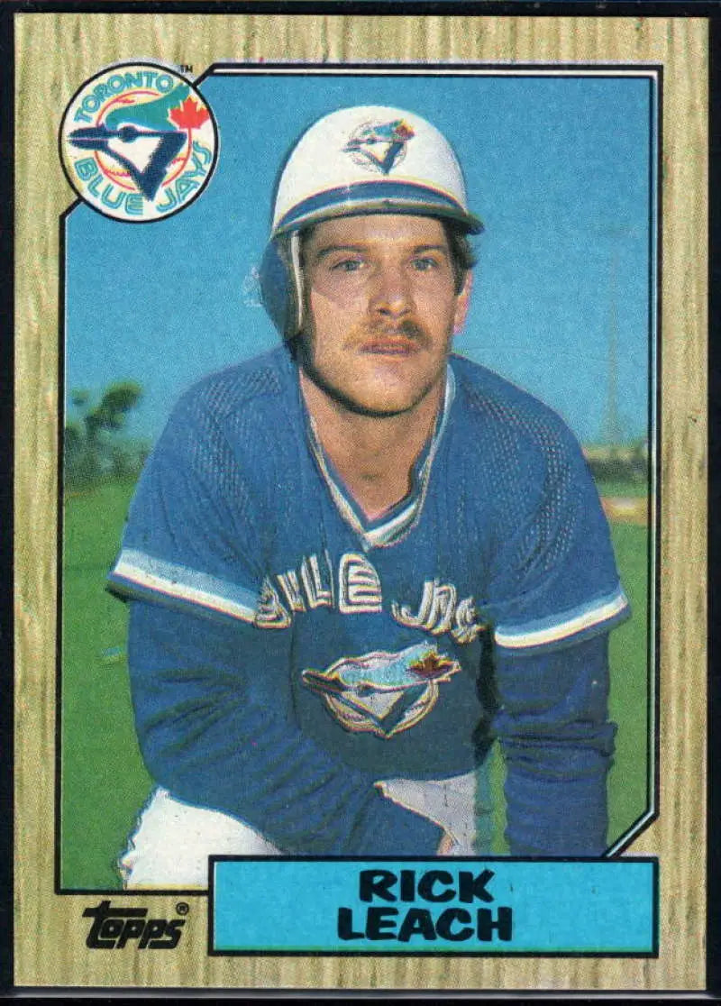 1987 Topps #716 Rick Leach EX Excellent Toronto Blue Jays Baseball Card - Baseball Card Single