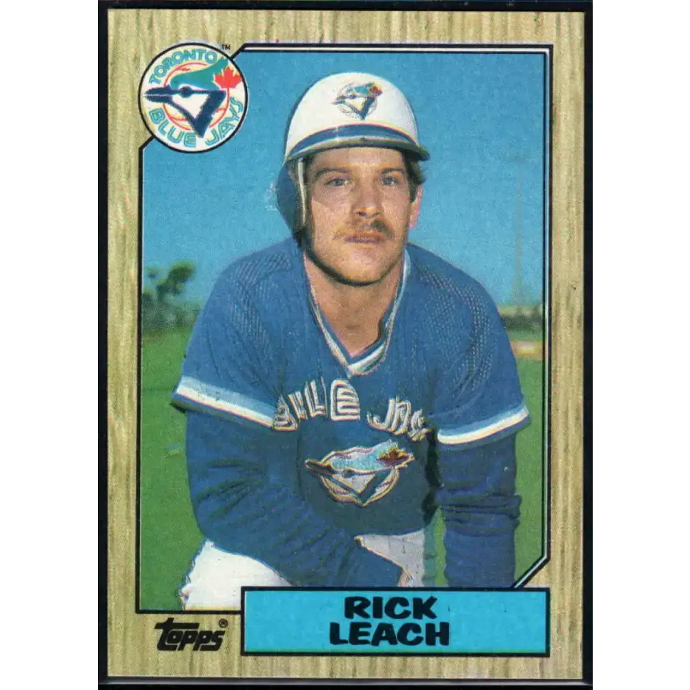 1987 Topps #716 Rick Leach EX Excellent Toronto Blue Jays Baseball Card - Baseball Card Single