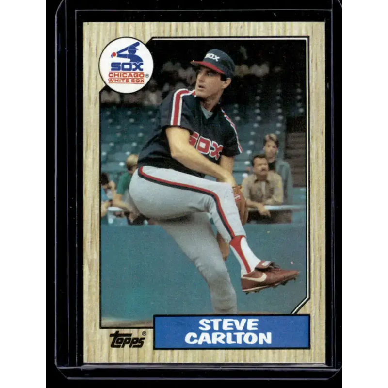 1987 Topps #718 Steve Carlton Chicago White Sox NM-MT Baseball Card - Baseball Card Single