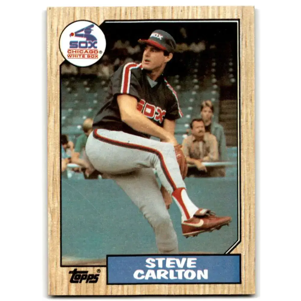 1987 Topps #718 Steve Carlton EX Excellent Chicago White Sox Baseball Card - Baseball Card Single