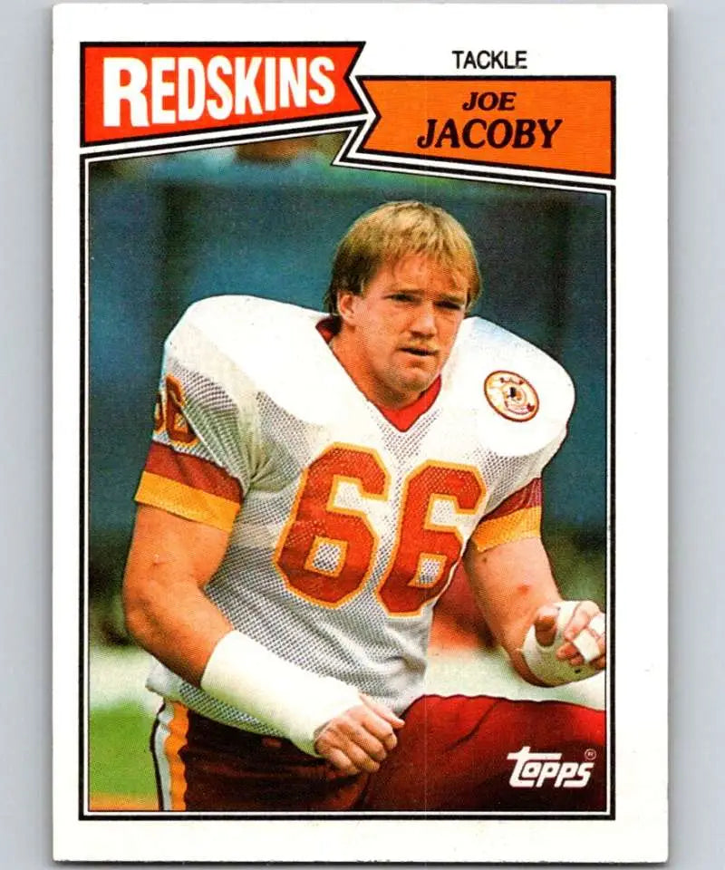 1987 Topps #72 Joe Jacoby EX Excellent Washington Redskins Football Card - Football Card Single